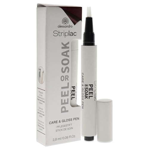 Alessandro Striplac Peel or Soak Care and Gloss Pen for Women 0.09 oz Treatment, transparent, 2.8 ml (Pack of 1) - Image 3
