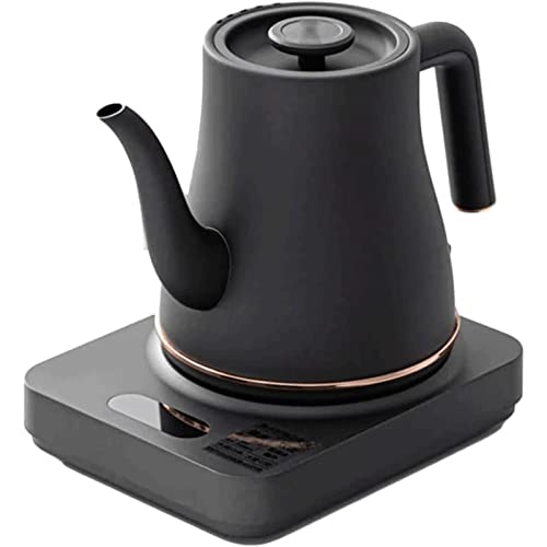 Hervidor Eléctrico de Acero Inoxidable 0.8L 1200W Negro