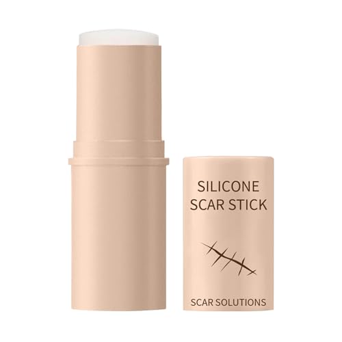 Stick Solución Cicatrices - Crema Hidratante Silicona Facial - Bálsamo Reparador Cuidado Piel Hombre Mujer Día Noche