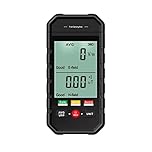 EMF Meter, Electromagnetic Field Radiation detector with Digital LCD Backlit Display Automatic Alarm, Handheld EMF Tester for Home Office EMF Inspections