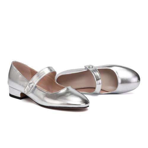 Girls' Ballroom Dance Shoes Mary Jane Party Wedding Princess Dress Shoes Toddler/Little Kid/Big Kid, Model DS-180704