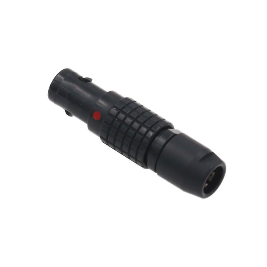 HangTon Black 0B FGG 6 Pin Connector Male Circular Push Pull Cable Plug Compatible for Lemo, Black FGG - Image 2