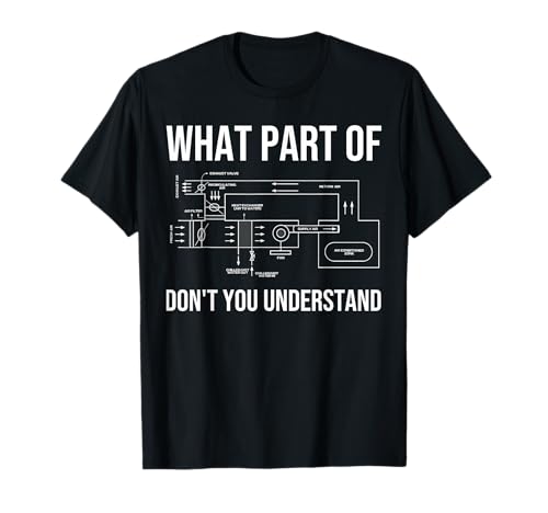 Funny HVAC Design for Men Dad HVAC Installer Engineers Tech T-Shirt