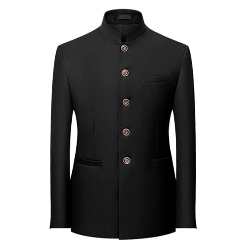 Men’S Blazer Single Breasted Long Sleeve Regular Length Casual Wedding Business Suit Coat2