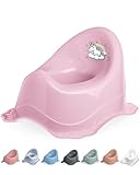 DOCARI Baby Töpfchen für Kinder ab 1 Jahr bis 3 Jahre Einhorn pink - Ergonomische Kindertoilette: kinderfreundlich, leicht & tragbar - Kinder Töpfchen Toilettentrainer - Abhaltetöpfchen Baby