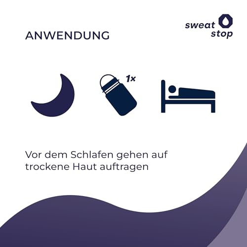 SweatStop Aloe Vera FORTE PLUS Antitranspirant Roll-On 50ml gegen SEHR starkes Achsel Schwitzen & Schweiß - Antiperspirant Deo Roller für Sie & Ihn