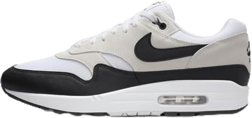 Nike Air Max 1 Essential Men's Shoes (FZ5808-101, White/Summit White/Black) Size 9
