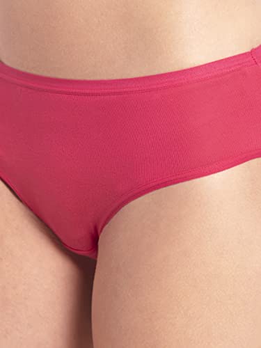 Image of Jockey 1807 Women's High Coverage Micro Modal Elastane Stretch Mid Waist Hipster with Ultrasoft Exposed Waistband