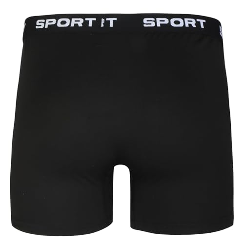 Men's Trunk Boxer Briefs Breathable with Short Leg Open Fly Underwear No Ride-up for Men 5/10pcs2