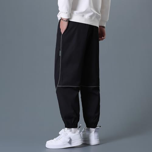Pantalon de sport décontracté multi-poches coupe ajustée homme