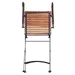 OUTLIV. Lindau Biergartensessel-Set Stahl Teak