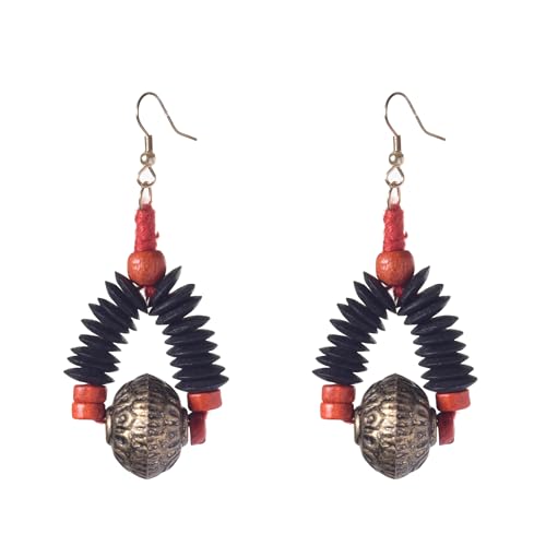 Image of Handcrafted Bohemian & Ethnic Earrings Collection for Women - Artistic, Nature-Inspired Statement Designs in Studs, Drops & Chandeliers