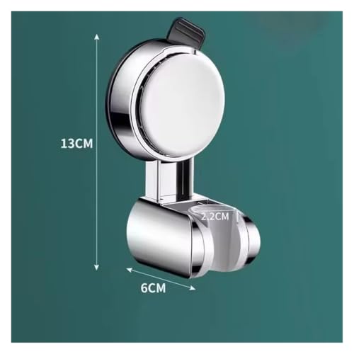 Support de pomme de douche à ventouse amovible et orientable robuste - 8