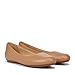 Naturalizer Womens Maxwell Round Toe Comfortable Classic Slip On Ballet Flats ,Café Brown Leather,9 Wide
