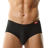 TADUANO Men's Underwear Boxer Trunk Briefs Low Rise Sexy Fashion with Pouch Mini Sport Underpants(M,Black)