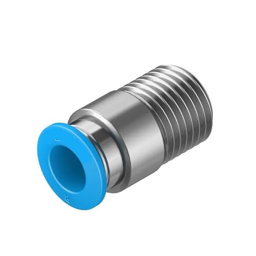 Conector rápido QS-1/4-8-I con anillo de liberación suave para presión estable