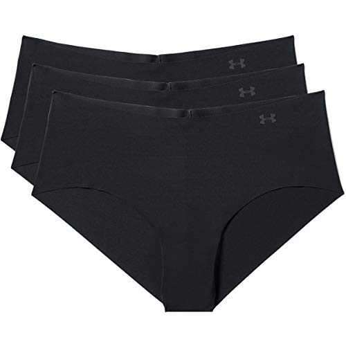 Image of Under Armour Women's UA Pure Stretch Hipster 3-Pack XS Black
