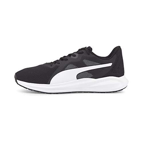 PUMA Unisex Twitch Runner Laufschuh, Puma Black Asphalt, 45 EU