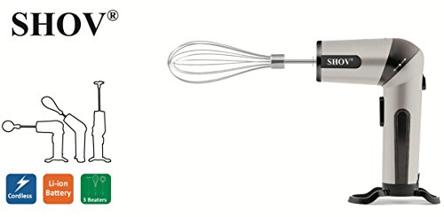 Preisvergleich Produktbild Shov Schwenkbarer Stabmixer Schneebesen Mixer Pürierer mit Zubehör