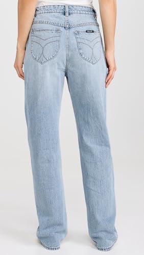 Rolla's Women's 90s Relaxed Faded Blue Jeans3