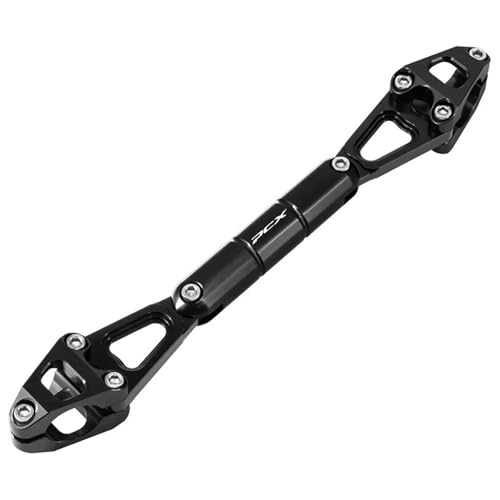 Barra transversal de moto multifunción con soporte ajustable para accesorios Black 1