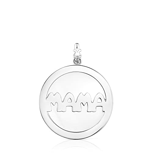 TOUS Colgante grande de plata Mama
