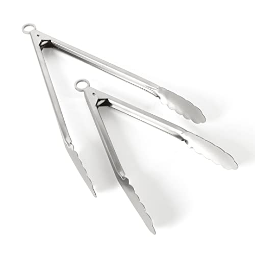 Martha Stewart Richburn 2pc (12" & 9") Tongs Set - Stainless Stee...