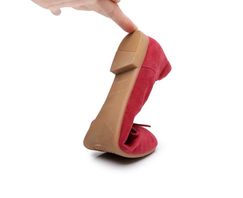 Image of Women's Comfortable Round Toe Bow Ballet Flats Shoes
