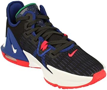 Nike Lebron Witness VI Mens Basketball Trainers CZ4052 Sneakers Shoes (UK 10 US 11 EU 45, Black Siren red 005) | Image 3