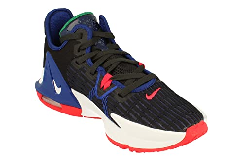 Nike Lebron Witness VI Mens Basketball Trainers CZ4052 Sneakers Shoes (UK 9 US 10 EU 44, Black Siren red 005)4
