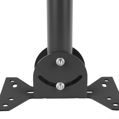 Support de toit Starlink Gen 2 en acier inoxydable noir robuste pour une réception de signal stable