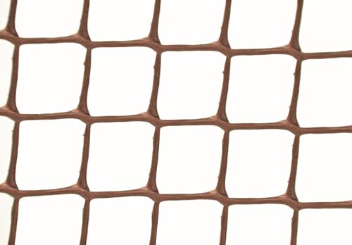 Tildenet 50 mm 0.5 x 20 m Plastic Mesh – Brown, 10110