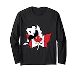 giocatore di hockey su ghiaccio giocatore di hockey canada sport invernali maglia a manica