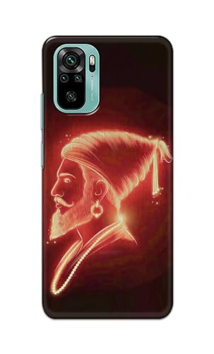 Image of Plastic Printfidaa Printed Hard Back Cover Case For Mi Redmi Note 10|Mi Redmi Note 10S|Mi Redmi Note 11 Se Back Cover (Chatrapati Shivaji Maharaj) -112