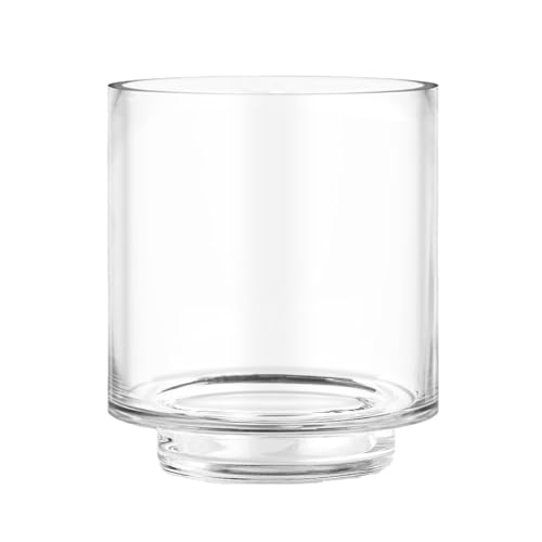 CYS EXCEL 6.5' x 5.5' Clear Glass Hurricane Candle...