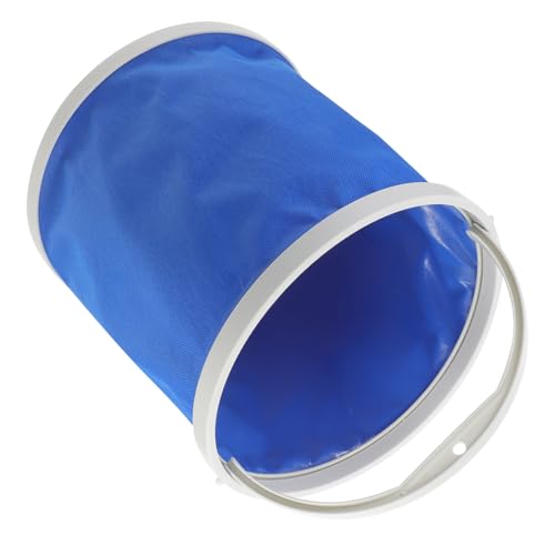 Toddmomy Portable Outdoor Folding Bucket Multi-Purpose Water Container for Camping Fishing Beach and Car Washing Capacity Easy to Carry and Store