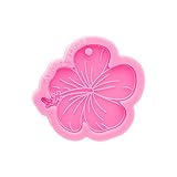 Super Shiny Cherry Flower Blossoms Style Silicone Resin Molds Epoxy Molds for DIY Keychain Necklace