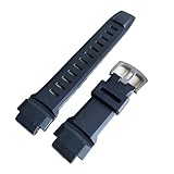 Bracelet de montre en résine compatible avec Casio PROTREK PRG 200/260/270/500/250/550 PRW 2500/5100//5000/2000/3500(S clasp no cap)