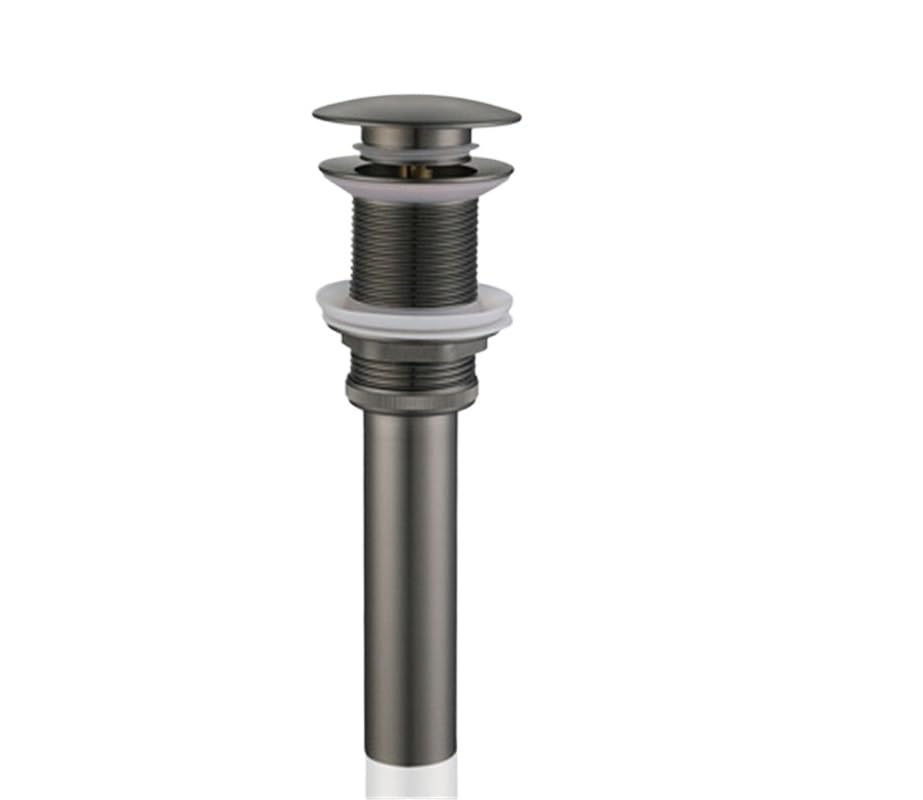 Robinet de lavabo cascade gris pistolet idéal pour moderniser une salle de bain parentale