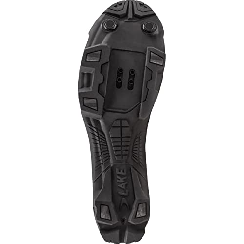 Lake Mx242 Endurance Wide Cycling Shoe - Men's Black/Silver, 43.02