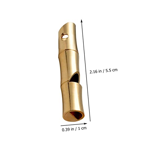 Silbatos de latón para emergencia y supervivencia pack 5 miniatura 4
