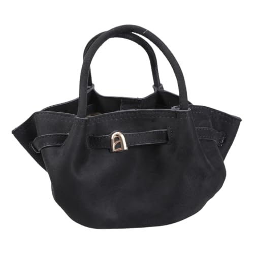 Sac en cuir noir mat mini raviolis idéal pour transporter votre téléphone en soirée