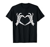 Photo Gallery costume di halloween 2025 con mani di scheletro e cuore per amanti spettrali maglietta Photo Gallery costume di halloween 2025 con mani di scheletro e cuore per amanti spettrali maglietta