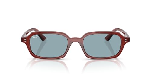 Ray-Ban RB4455F Zuri Low Bridge Fit Sunglasses, Rusty Brown/Blue, 51 mm - image 1