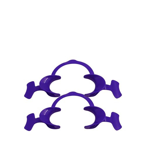 Image of Dentosmile Flexi Eco Cheek Retractors Mouth Opener with Wings in Purple Colour - Large (2)