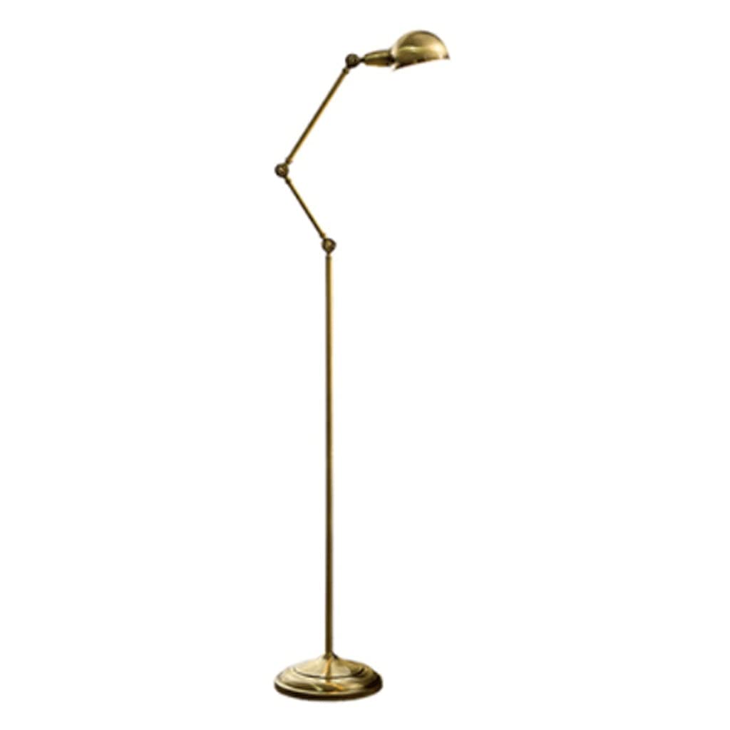 Lámpara de piso color bronce diseñada para crear ambientes acogedores en tu salón