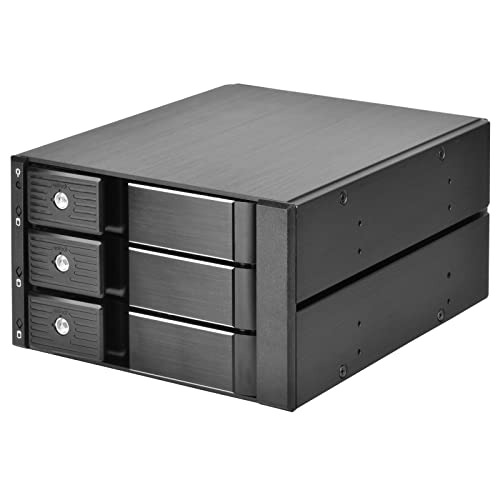 Image of Silverstone FS303-12G Two 5.25 inch Bay to Three 3.5 inch SAS-12G / SATA 6Gbit /s trayless hot-swap cage, SST-FS303B-12G