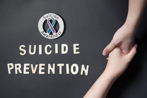 Image of Suicide Awareness and Prevention Pin - Bulk Packs - Variety Pack of Teal & Purple Ribbon Pin Perfect for Support Groups, Gift-Giving and Fundraising