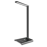 LE Lámpara LED 7 niveles de brillo Diseño moderno Cuidado a la vista Blanco frío para lectura y estudio, 6W