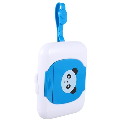 iplusmile Caja para Toallitas Húmedas de Portátil Azul Contenedor Ligero y Colgable para Almacenaje Limpio y Protegido para Paseos y Viajes